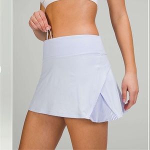 NWT Lululemon play off the pleats skirt